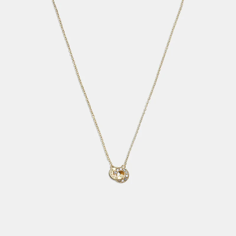 Buy More, Save More On Stunning Jewelry Pieces Coach Outlet Interlocking Open Circle Pearl Pendant Necklace Buy More, Save More On Stunning Jewelry Pieces Coach Outlet Interlocking Open Circle Pearl Pendant Necklace