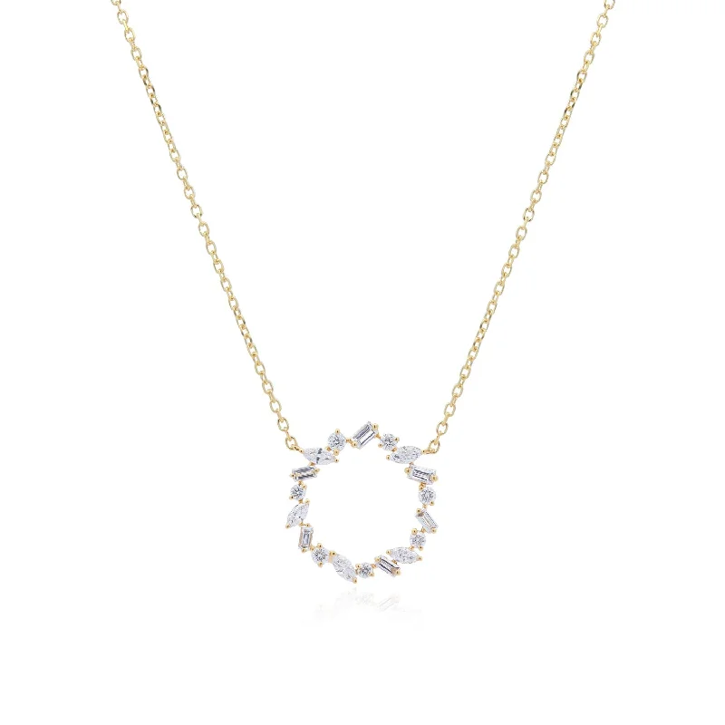 Unmissable Jewelry Clearance – Final Reductions Fancy Shape Diamond Eternity Necklace Unmissable Jewelry Clearance – Final Reductions Fancy Shape Diamond Eternity Necklace