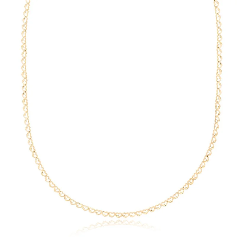 Don't Miss Out On Bestselling Jewelry At Special Prices Gold Heart Link Necklace