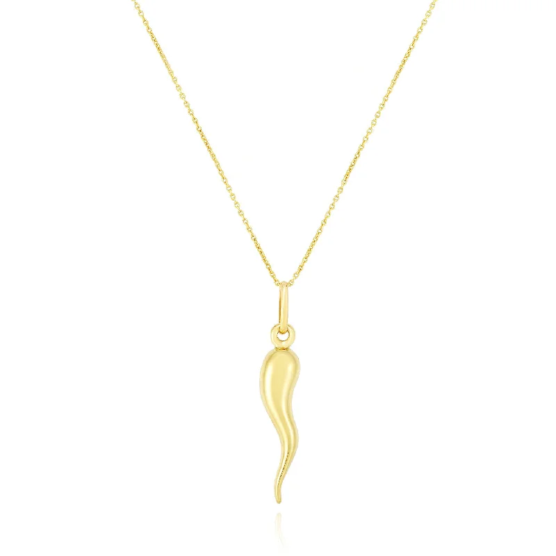 Once-A-Year Jewelry Sale – Grab Your Favorites Now Gold Horn Necklace 18 inches