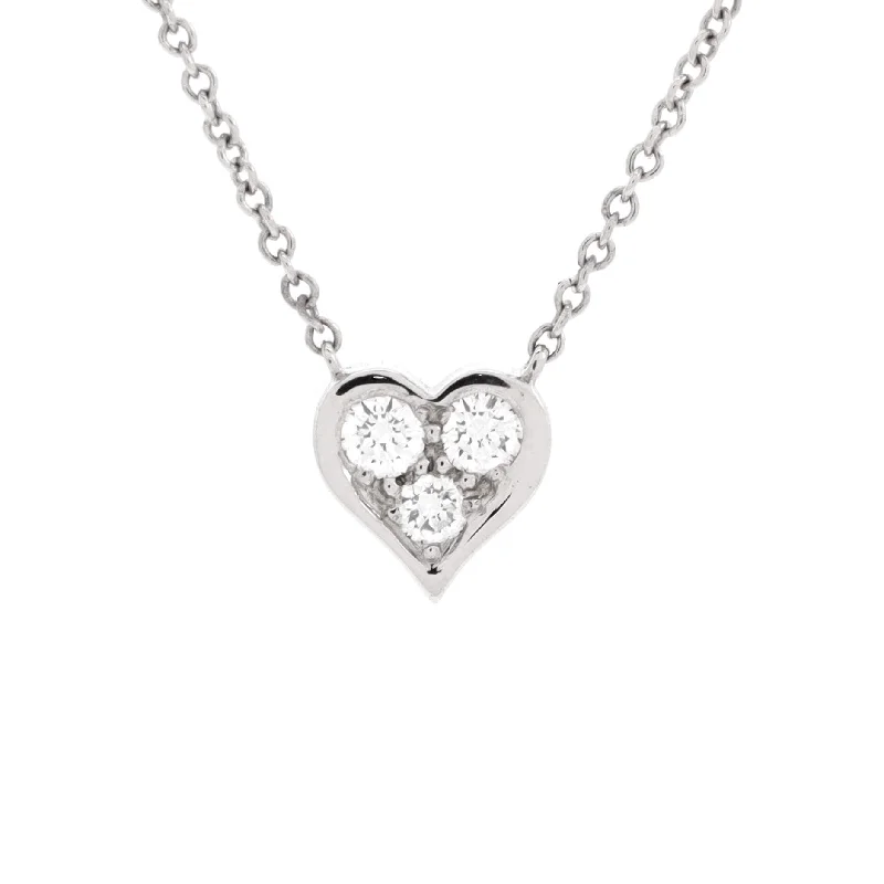 Shop Fine Jewelry With Amazing Deals Heart 3 Diamond Pendant Necklace Platinum with Diamonds Shop Fine Jewelry With Amazing Deals Heart 3 Diamond Pendant Necklace Platinum with Diamonds