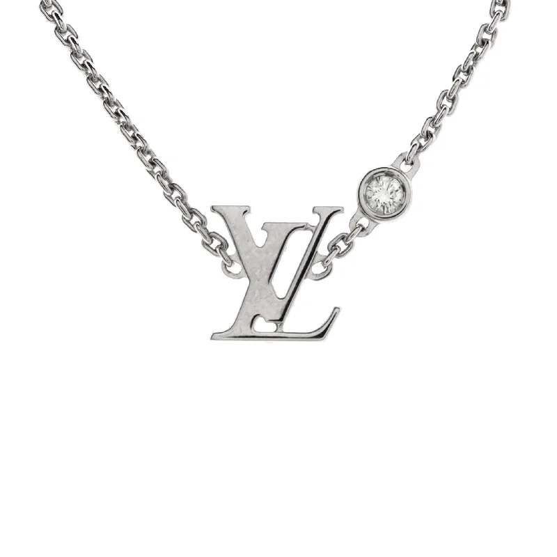 Big Discounts On Elegant Jewelry Collections Idylle Blossom LV Pendant Necklace 18K White Gold with Diamond Big Discounts On Elegant Jewelry Collections Idylle Blossom LV Pendant Necklace 18K White Gold with Diamond