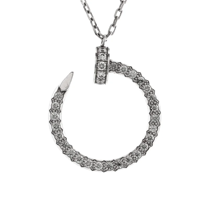 Limited-Stock Jewelry Sale – Shop Before It's Gone Juste un Clou Pendant Necklace 18K White Gold and Diamonds Limited-Stock Jewelry Sale – Shop Before It's Gone Juste un Clou Pendant Necklace 18K White Gold and Diamonds