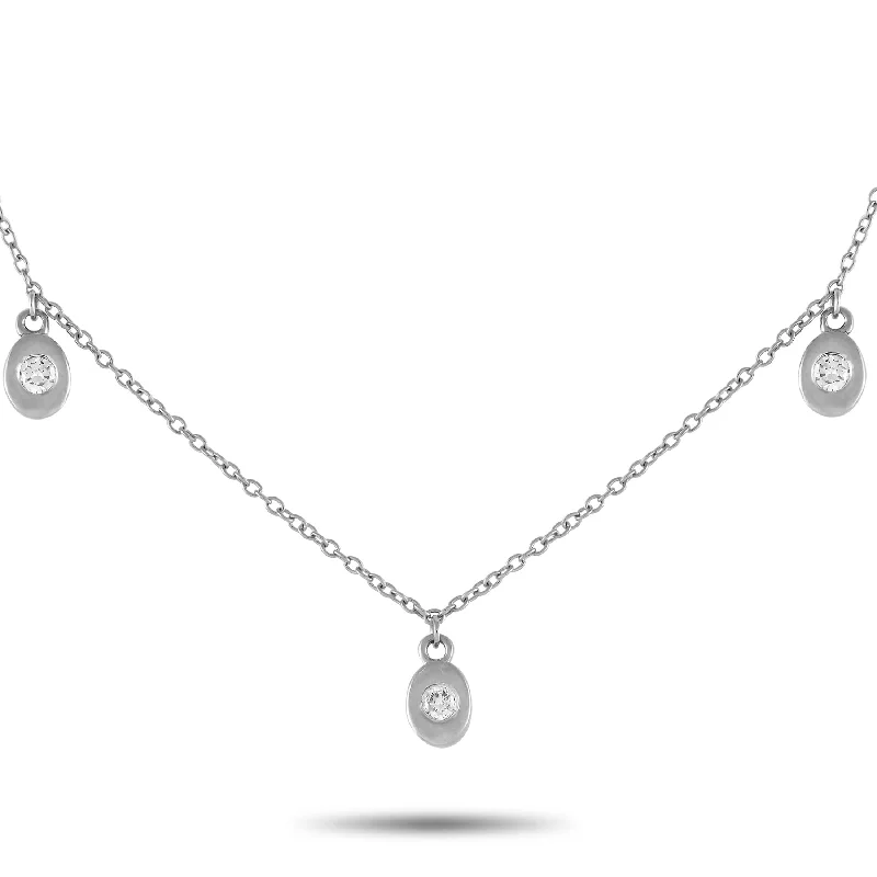 Exclusive Jewelry Sale – Limited-Time Discounts LB Exclusive 14K White Gold 0.06ct Diamond Station Necklace NK01637-W Exclusive Jewelry Sale – Limited-Time Discounts LB Exclusive 14K White Gold 0.06ct Diamond Station Necklace NK01637-W