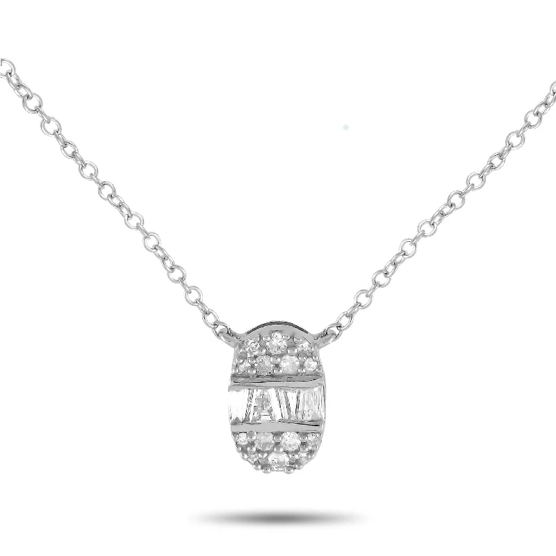 Your Dream Jewelry At Dream Prices – Shop Now LB Exclusive 14K White Gold 0.15ct Diamond Necklace PN15564-W Your Dream Jewelry At Dream Prices – Shop Now LB Exclusive 14K White Gold 0.15ct Diamond Necklace PN15564-W