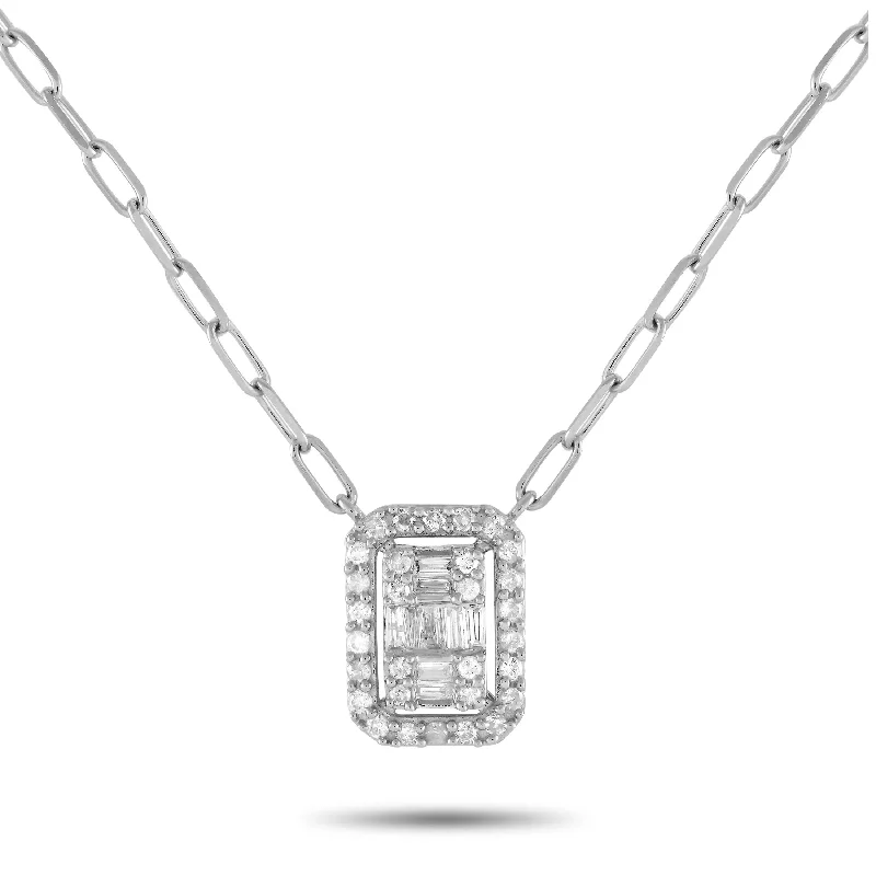 Trending Jewelry Now At Unbeatable Prices LB Exclusive 14K White Gold 0.40ct Diamond Necklace NK01380 Trending Jewelry Now At Unbeatable Prices LB Exclusive 14K White Gold 0.40ct Diamond Necklace NK01380
