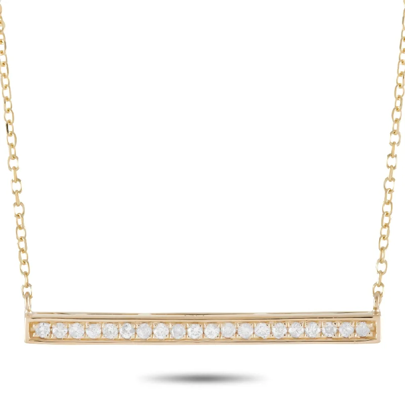Shop Dazzling Jewelry At The Best Prices LB Exclusive 14K Yellow Gold 0.10ct Diamond Pendant Necklace Shop Dazzling Jewelry At The Best Prices LB Exclusive 14K Yellow Gold 0.10ct Diamond Pendant Necklace