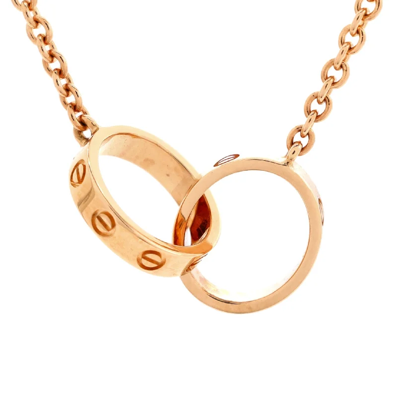 Limited-Time Jewelry Sale – Don't Miss These Deals Love Interlocking Necklace 18K Rose Gold Limited-Time Jewelry Sale – Don't Miss These Deals Love Interlocking Necklace 18K Rose Gold