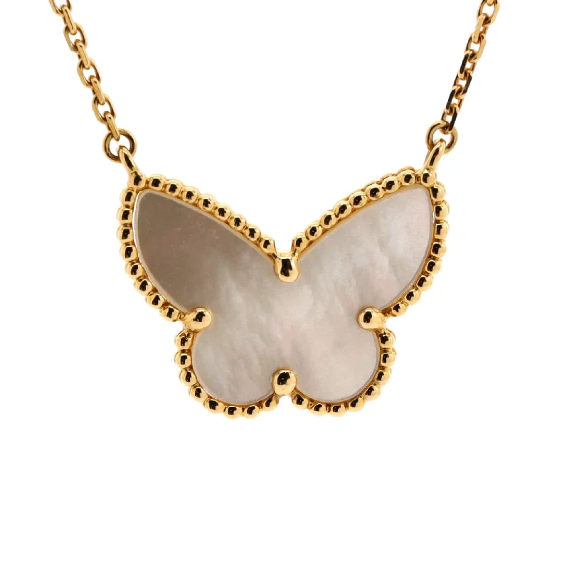 Trending Jewelry Now At Unbeatable Prices Lucky Alhambra Papillon Pendant Necklace 18K Yellow Gold and Mother of Pearl Trending Jewelry Now At Unbeatable Prices Lucky Alhambra Papillon Pendant Necklace 18K Yellow Gold and Mother of Pearl