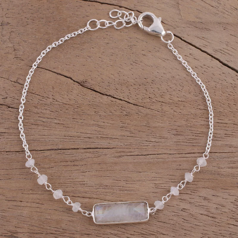 Special Offers On Handcrafted And Designer Jewelry Magical Prism Moonstone Bracelet