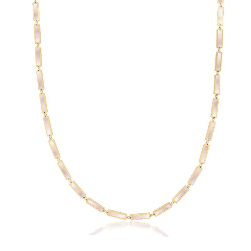 Unlock Unbeatable Jewelry Deals Before They’Re Gone Mother of Pearl Bar Necklace 16 inches Unlock Unbeatable Jewelry Deals Before They’Re Gone Mother of Pearl Bar Necklace 16 inches
