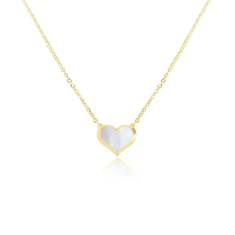 Flash Sale On Stunning Jewelry – Don't Miss Out Mother of Pearl Single Heart Necklace Flash Sale On Stunning Jewelry – Don't Miss Out Mother of Pearl Single Heart Necklace