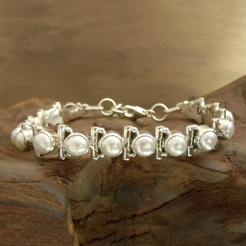 Adjustable Charm Bracelets For A Perfect Fit Pearl Bridal Bracelet