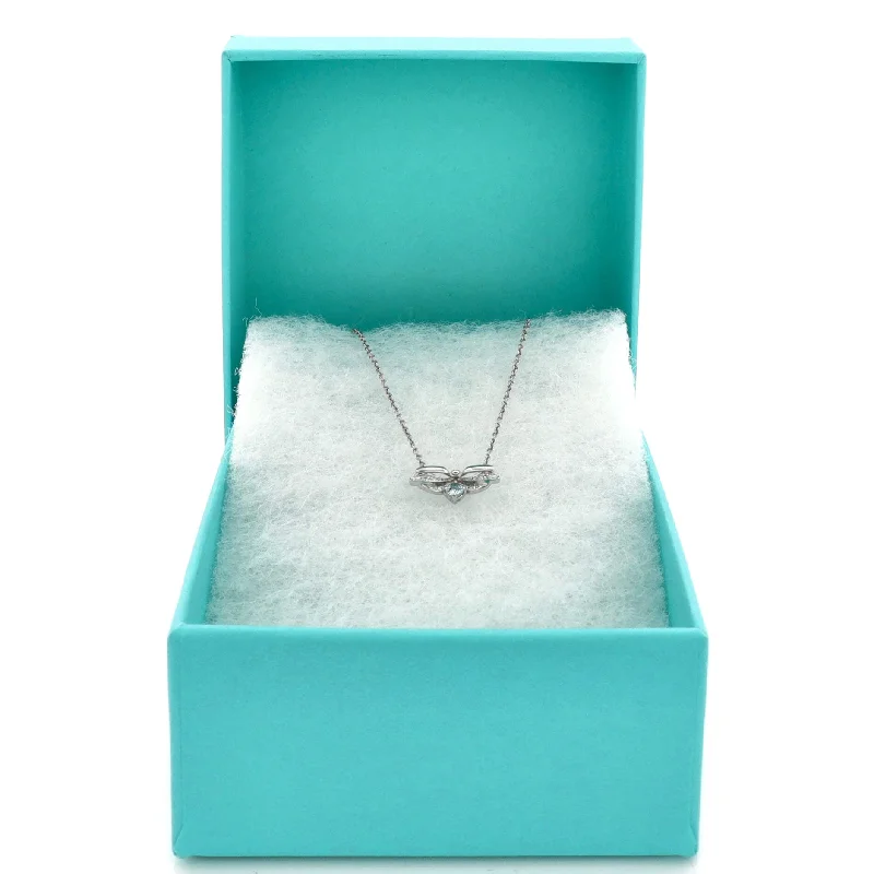 Shop Trending Jewelry With Exclusive Savings Paper Flowers Firefly Pendant Necklace Platinum with Diamonds and Aquamarine Small Shop Trending Jewelry With Exclusive Savings Paper Flowers Firefly Pendant Necklace Platinum with Diamonds and Aquamarine Small