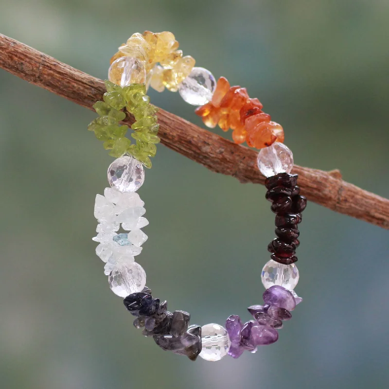 Limited-Time Offer On Premium Jewelry Collections Peaceful Friendship Multi-Gemstone Bracelet Limited-Time Offer On Premium Jewelry Collections Peaceful Friendship Multi-Gemstone Bracelet