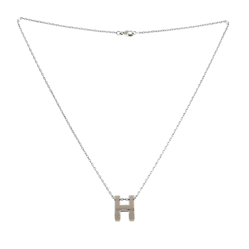 Elegant Jewelry Styles At Budget-Friendly Prices Pop H Pendant Chain Necklace Metal and Enamel Elegant Jewelry Styles At Budget-Friendly Prices Pop H Pendant Chain Necklace Metal and Enamel