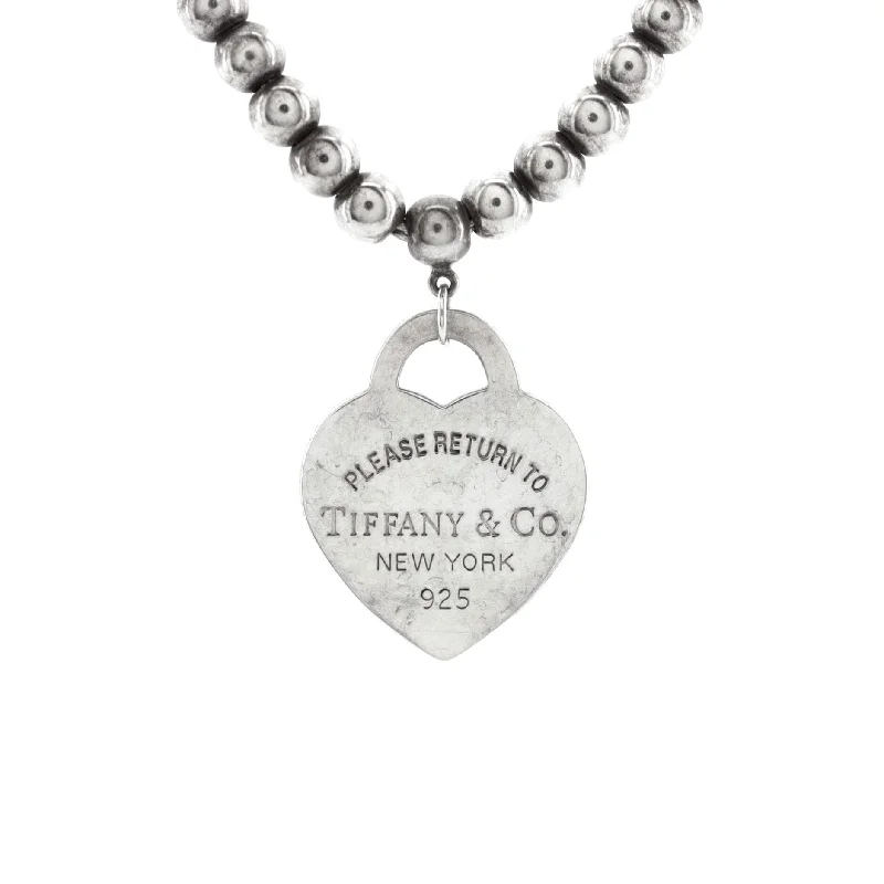 Must-Have Jewelry At Unbelievable Discounts Return To Tiffany Heart Tag Choker Necklace Sterling Silver Must-Have Jewelry At Unbelievable Discounts Return To Tiffany Heart Tag Choker Necklace Sterling Silver