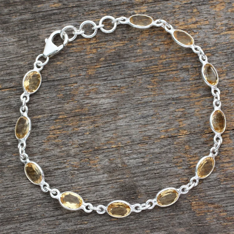 Luxury Jewelry Sale – Sparkle For Less Romantic Yellow Tennis Bracelet