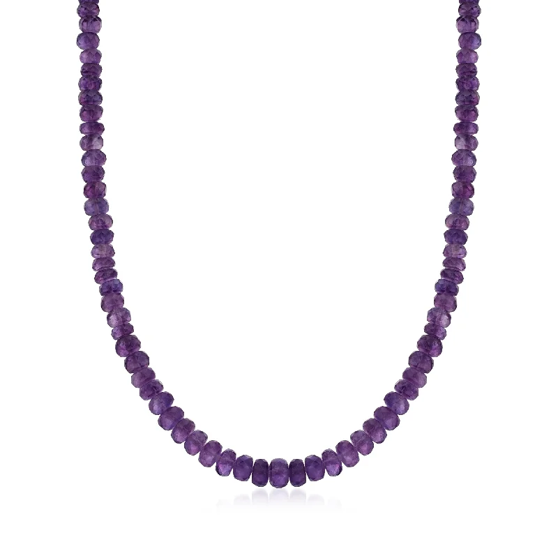 Limited-Time Jewelry Sale – Elegant Styles At Less Ross-Simons Amethyst Bead Necklace With Sterling Silver Limited-Time Jewelry Sale – Elegant Styles At Less Ross-Simons Amethyst Bead Necklace With Sterling Silver