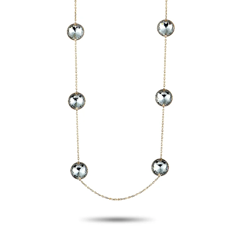 Exclusive Jewelry Sale – Sparkle For Less Swarovski Globe Strandage Rhodium-Plated Crystal Long Necklace Exclusive Jewelry Sale – Sparkle For Less Swarovski Globe Strandage Rhodium-Plated Crystal Long Necklace