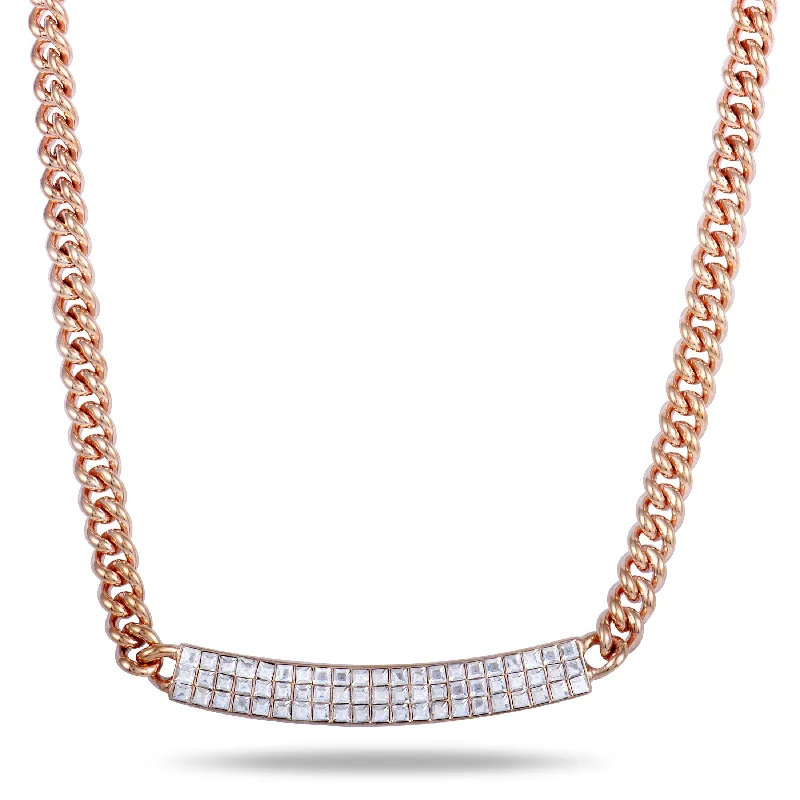 Elegant Jewelry At Unbeatable Offers – Shop Before It's Gone Swarovski Vio Crystals Pave Pendant Rose Gold Plated Chain Necklace Elegant Jewelry At Unbeatable Offers – Shop Before It's Gone Swarovski Vio Crystals Pave Pendant Rose Gold Plated Chain Necklace