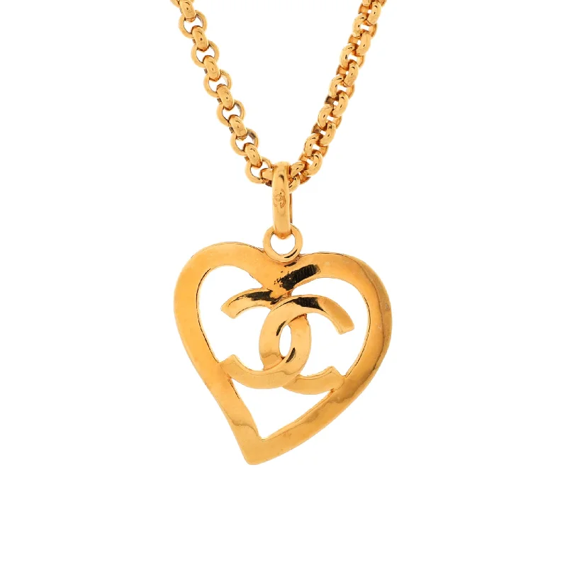The Perfect Accessory For Less – Jewelry Sale Live Vintage CC Heart Pendant Long Necklace Metal The Perfect Accessory For Less – Jewelry Sale Live Vintage CC Heart Pendant Long Necklace Metal