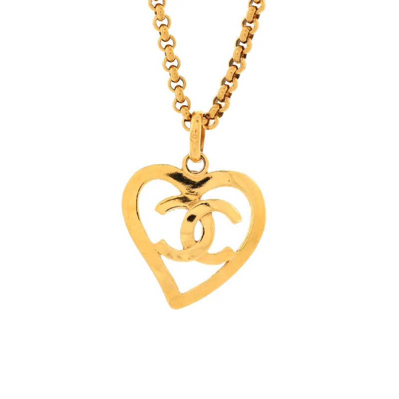 Personalized Jewelry Sale – Unique Gifts At Low Prices Vintage CC Heart Pendant Long Necklace Metal Personalized Jewelry Sale – Unique Gifts At Low Prices Vintage CC Heart Pendant Long Necklace Metal