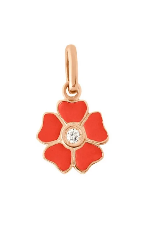 Special Offers On Handcrafted And Designer Jewelry Women's Flower Pendant In Coral Special Offers On Handcrafted And Designer Jewelry Women's Flower Pendant In Coral