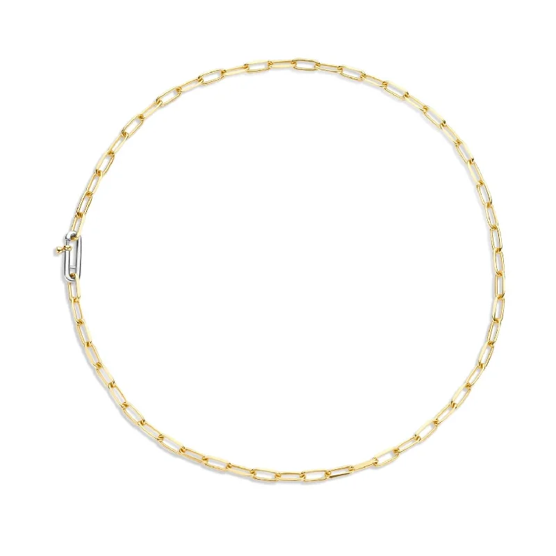 Shop Trending Jewelry With Exclusive Savings Women's Mini-Link Paperclip Necklace In Gold Shop Trending Jewelry With Exclusive Savings Women's Mini-Link Paperclip Necklace In Gold