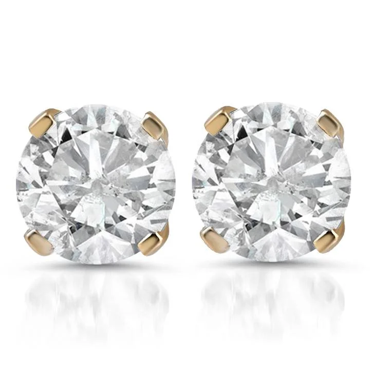 Celebrate Every Occasion With Sparkling Savings 1 1/2ct Diamond Studs 14K Yellow Gold Celebrate Every Occasion With Sparkling Savings 1 1/2ct Diamond Studs 14K Yellow Gold