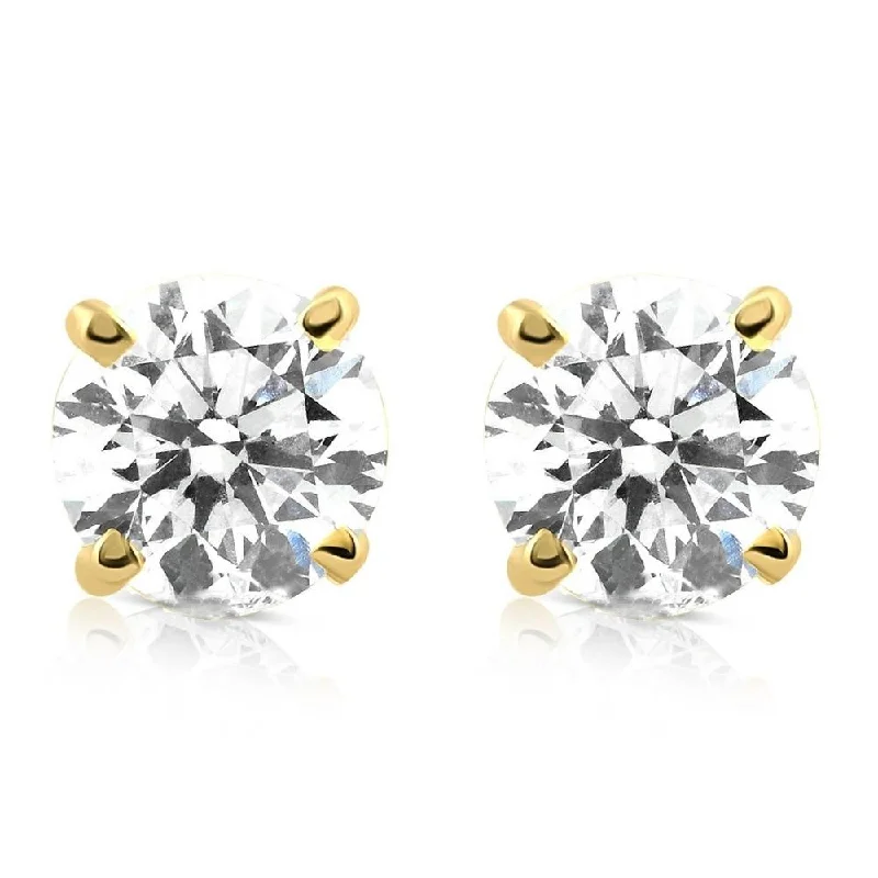 Final Call For Exquisite Jewelry At Reduced Rates 1 1/4ct Diamond Studs 14K Yellow Gold Final Call For Exquisite Jewelry At Reduced Rates 1 1/4ct Diamond Studs 14K Yellow Gold