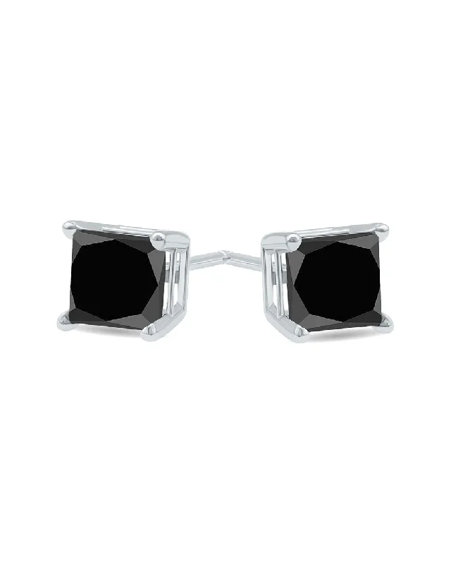 Shop Fine Jewelry With Amazing Deals 1/2Ct Tw Black Dia Prin Studs