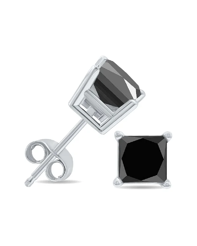 Your Dream Jewelry At Dream Prices 1.50Ct Tw Black Dia Prin Studs
