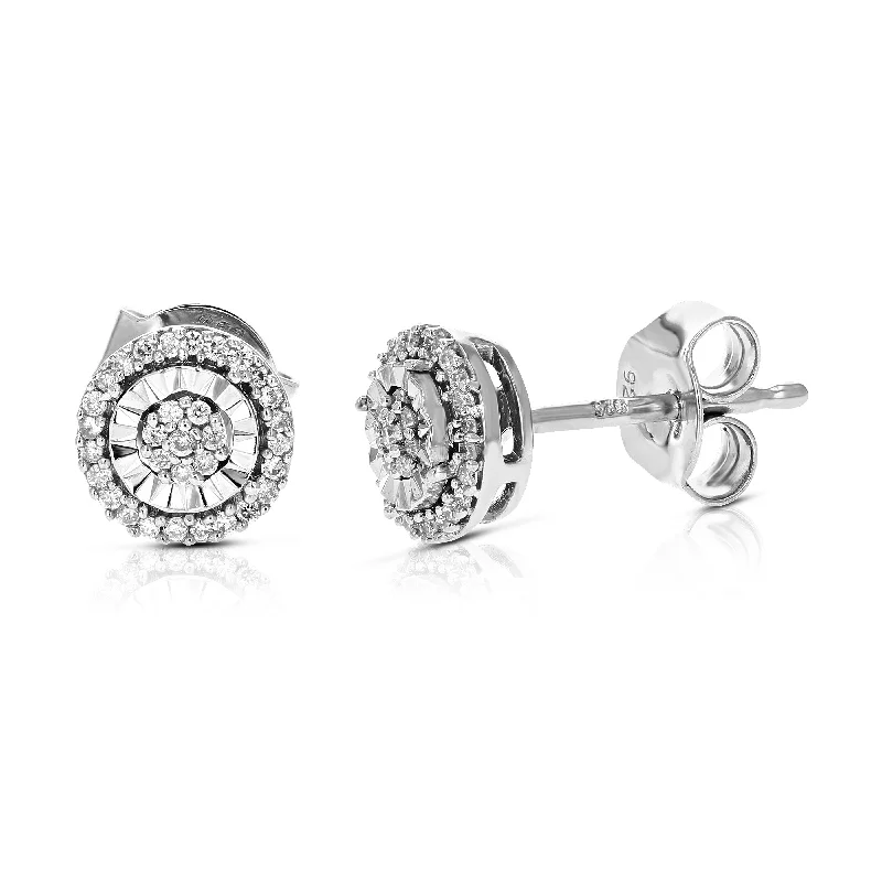 Grab Exquisite Jewelry At The Lowest Prices 1/8 cttw 64 Stones Round Lab Grown Diamond Studs Earrings .925 Sterling Silver Prong Set, 1/2 Inch Grab Exquisite Jewelry At The Lowest Prices 1/8 cttw 64 Stones Round Lab Grown Diamond Studs Earrings .925 Sterling Silver Prong Set, 1/2 Inch