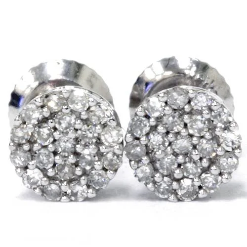 Adjustable Charm Bracelets For A Perfect Fit 1/8ct Diamond Micro Pave Halo Earrings Studs 10K White Gold W/ Screw Backs 4mm Adjustable Charm Bracelets For A Perfect Fit 1/8ct Diamond Micro Pave Halo Earrings Studs 10K White Gold W/ Screw Backs 4mm