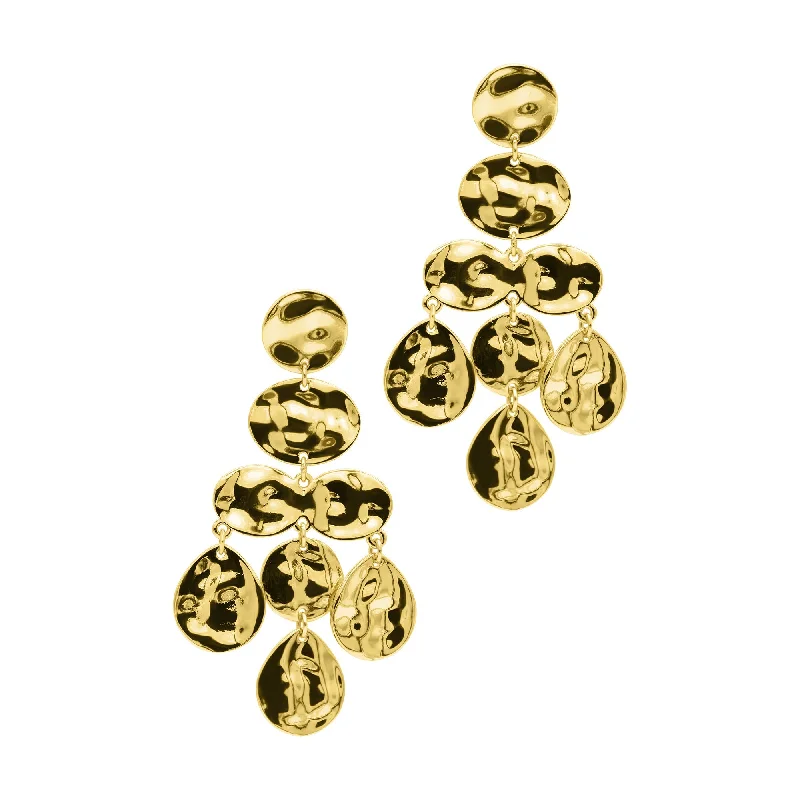 Elegant Jewelry, Exclusive Prices – Shop Now 14k Gold Plated Cascade Earrings