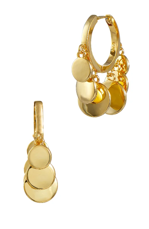 Buy More, Save More On Stunning Jewelry Pieces 18k gold over sterling hoop