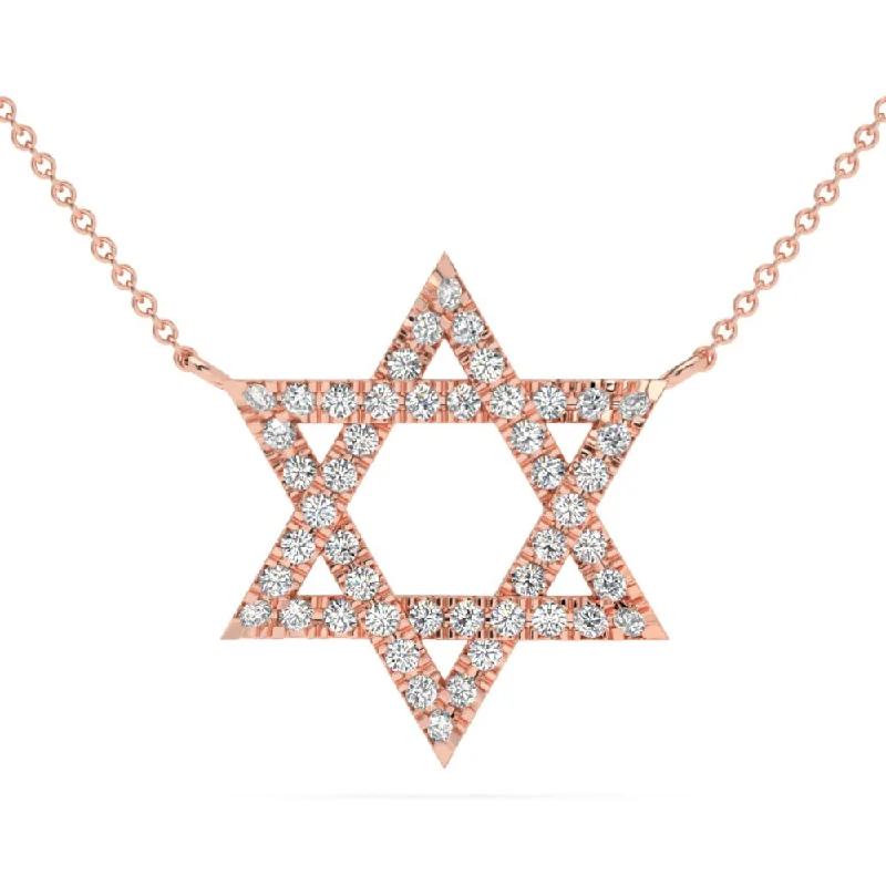 Dazzle With Discounts – Shop Jewelry On Sale 1Ct TW Diamond Jewish Star Pendant 14k Gold Lab Grown Necklace 1" Tall Dazzle With Discounts – Shop Jewelry On Sale 1Ct TW Diamond Jewish Star Pendant 14k Gold Lab Grown Necklace 1" Tall