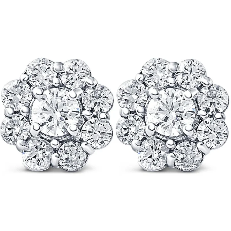 Exclusive Jewelry Sale – Limited-Time Discounts 2 1/2ct Halo Fire Pure Lab Created Diamond Studs 14K White Gold Exclusive Jewelry Sale – Limited-Time Discounts 2 1/2ct Halo Fire Pure Lab Created Diamond Studs 14K White Gold