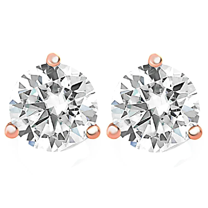 Unmissable Jewelry Sale – Shop Before It's Too Late 2 Carat Round Diamond Martini Studs 14K Rose Gold Enhanced Unmissable Jewelry Sale – Shop Before It's Too Late 2 Carat Round Diamond Martini Studs 14K Rose Gold Enhanced