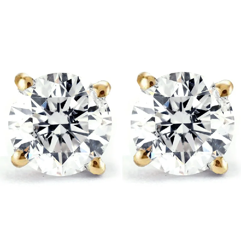 Flash Deals On Fine Jewelry – Shop Before It's Gone 2 Ct Certified Diamond Studs With Screw Backs 14k Yellow Gold Flash Deals On Fine Jewelry – Shop Before It's Gone 2 Ct Certified Diamond Studs With Screw Backs 14k Yellow Gold