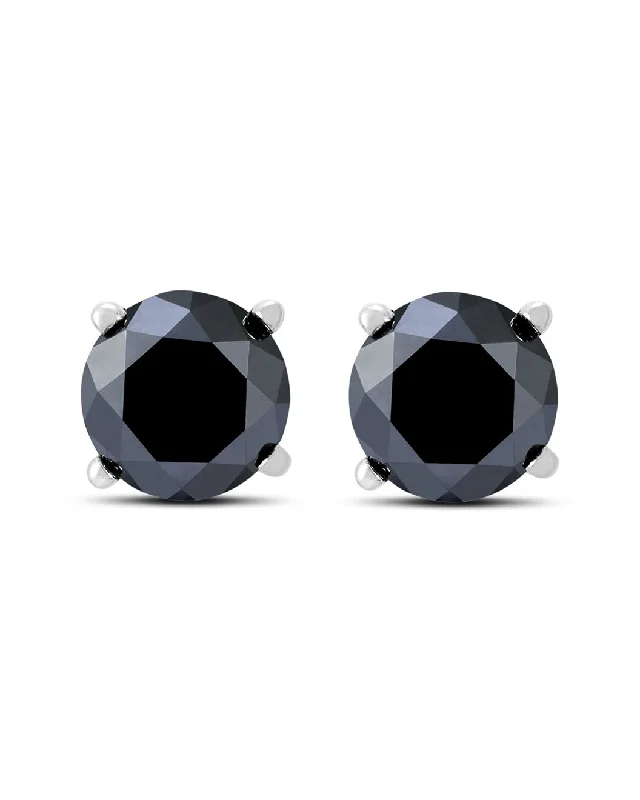 Luxury Jewelry Clearance – Shop Premium Styles Now 2Ct Tw Black Dia Rd Studs