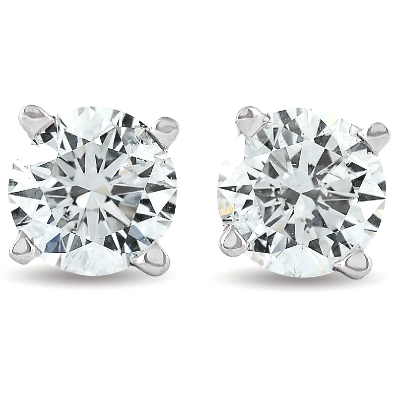 Upgrade Your Jewelry Collection For Less 3/4 Ct Diamond Screw Back Studs 14k White Gold Lab Grown Eco Friendly Upgrade Your Jewelry Collection For Less 3/4 Ct Diamond Screw Back Studs 14k White Gold Lab Grown Eco Friendly