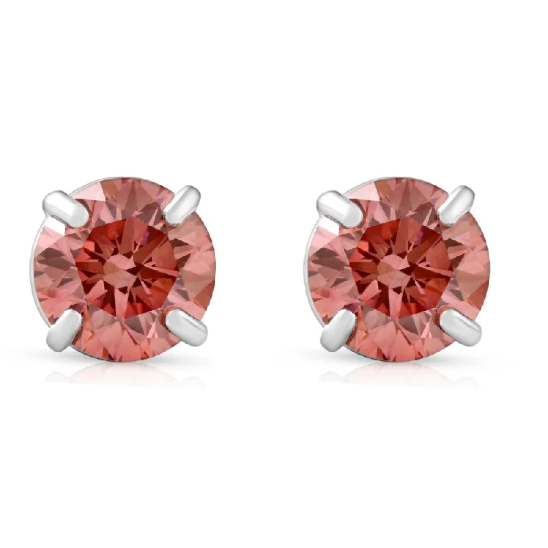 Buy More, Save More – Special Jewelry Discounts 3/8Ct Pink Lab Grown Diamond Screw Back Studs Earrings 14K White Gold Buy More, Save More – Special Jewelry Discounts 3/8Ct Pink Lab Grown Diamond Screw Back Studs Earrings 14K White Gold