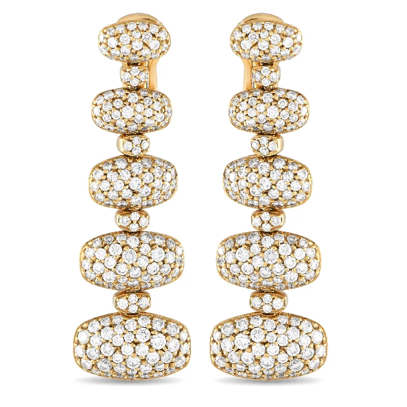 Shop Dazzling Jewelry At The Best Prices de Grisogono 18K Yellow Gold 3.75ct Diamond Dangle Earrings DG01-072524 Shop Dazzling Jewelry At The Best Prices de Grisogono 18K Yellow Gold 3.75ct Diamond Dangle Earrings DG01-072524