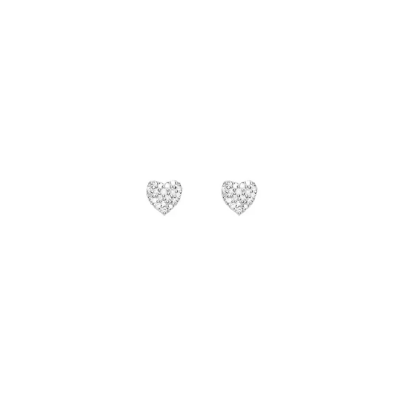 Affordable Elegance – Special Jewelry Sale Now Live Diamond Heart Earrings In Silver Affordable Elegance – Special Jewelry Sale Now Live Diamond Heart Earrings In Silver