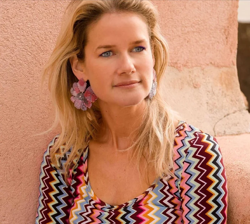 Exclusive Jewelry Markdowns – Limited-Time Offer Dulce Flower Earring In Pink