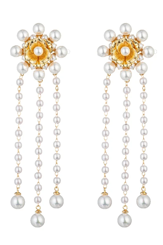 Elegant Designs, Unbeatable Discounts – Shop Jewelry Now Floral Drop Earrings