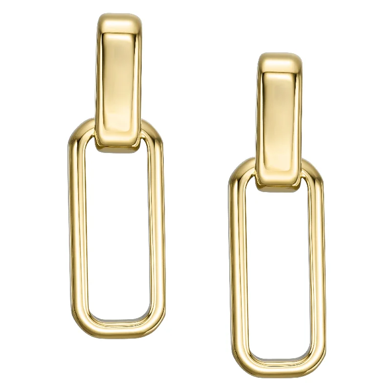 Luxury Meets Affordability – Jewelry Sale Now Live Fossil Women's Archival Core Essentials Gold-Tone Stainless Steel Drop Earrings Luxury Meets Affordability – Jewelry Sale Now Live Fossil Women's Archival Core Essentials Gold-Tone Stainless Steel Drop Earrings