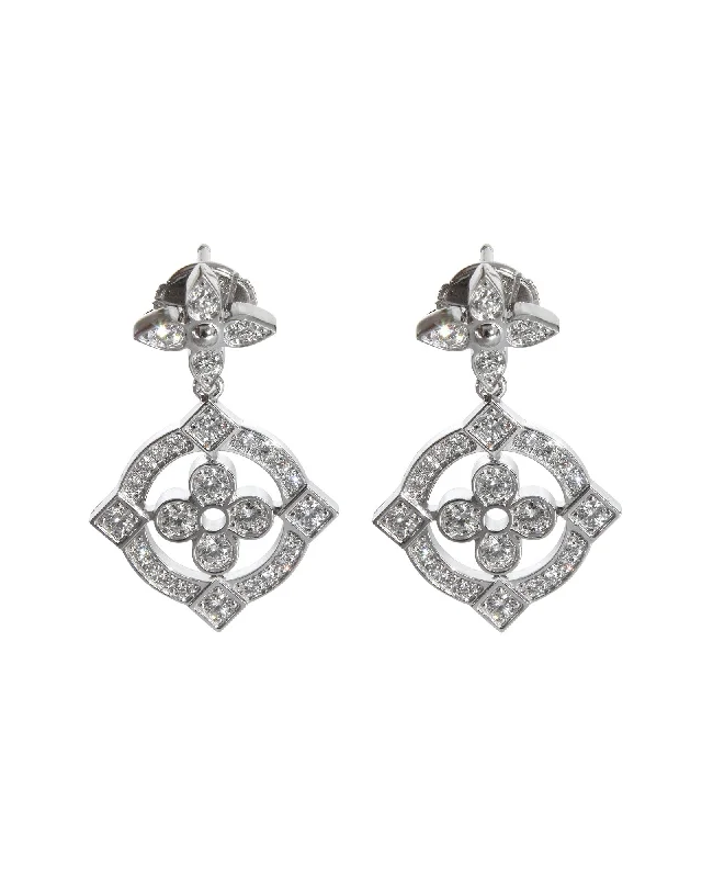 Unmissable Jewelry Sale – Shop Before It's Too Late Louis Vuitton Dentelle Earrings in 18K White Gold 0.80 Ctw Unmissable Jewelry Sale – Shop Before It's Too Late Louis Vuitton Dentelle Earrings in 18K White Gold 0.80 Ctw